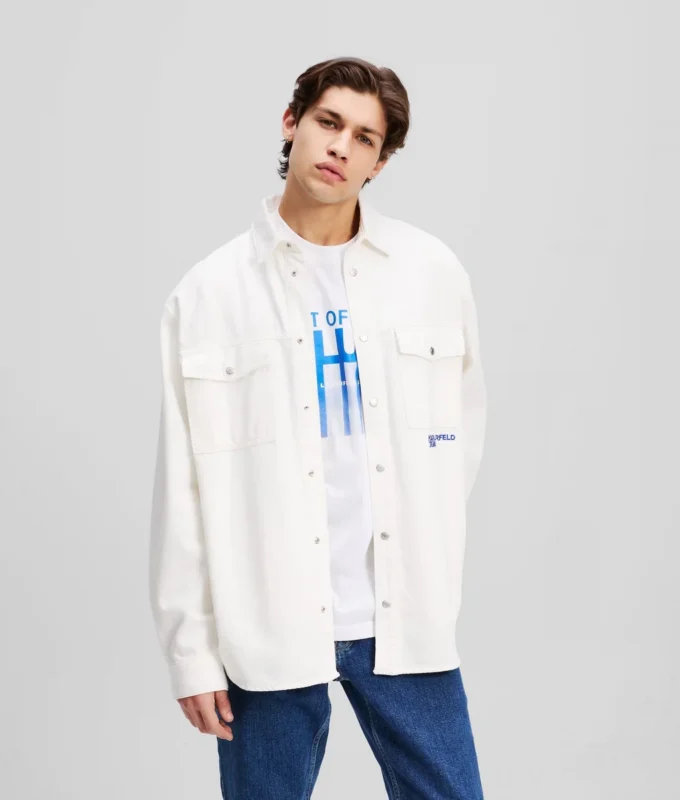 OUT OF THE BLUE GRAPHIC OVERSHIRT OUT OF THE BLUE GRAPHIC OVERSHIRT