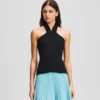 ΠΛΕΓΜΕΝΟ TOP ΜΕ HALTERNECK ΠΛΕΓΜΕΝΟ TOP ΜΕ HALTERNECK