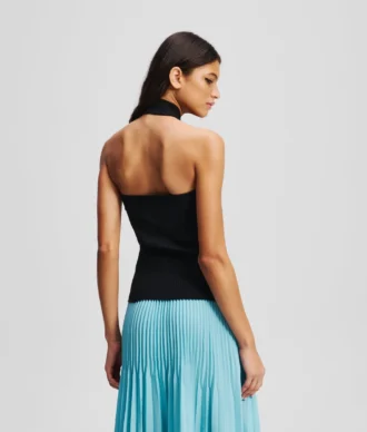 ΠΛΕΓΜΕΝΟ TOP ΜΕ HALTERNECK ΠΛΕΓΜΕΝΟ TOP ΜΕ HALTERNECK