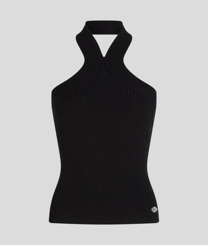 ΠΛΕΓΜΕΝΟ TOP ΜΕ HALTERNECK ΠΛΕΓΜΕΝΟ TOP ΜΕ HALTERNECK