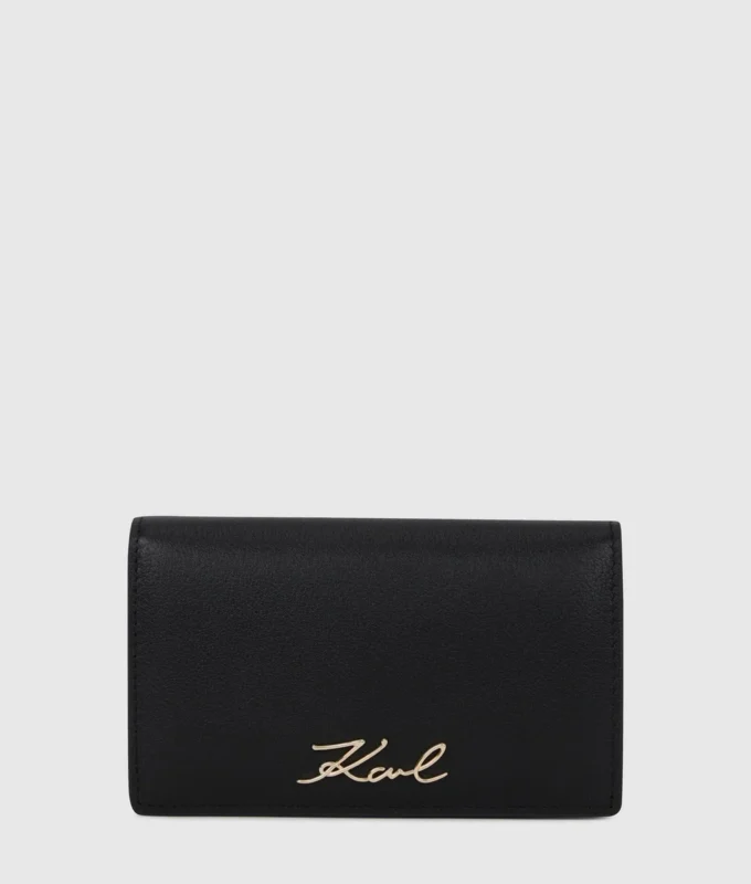 Πορτοφόλι K/Signature με δύο πτυχές Πορτοφόλι K/Signature με δύο πτυχές
