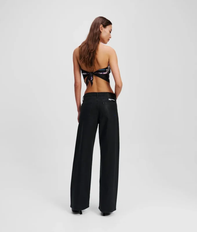 ΠΡΟΣΤΡΩΜΕΝΟ RELAXED JEANS ΜΕΣΑΪΟΥ ΥΨΟΥΣ