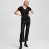 RHINESTONE IKON CHOUPETTE V-NECK T-SHIRT RHINESTONE IKON CHOUPETTE V-NECK T-SHIRT