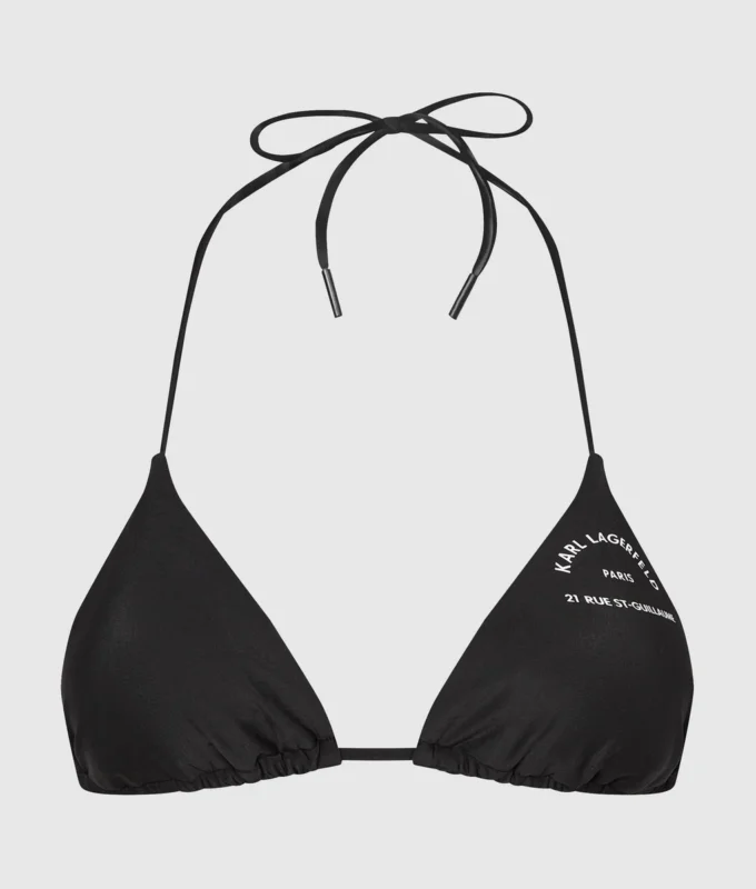 RUE ST-GUILLAUME WRAP-AROUND TRIANGLE BIKINI TOP