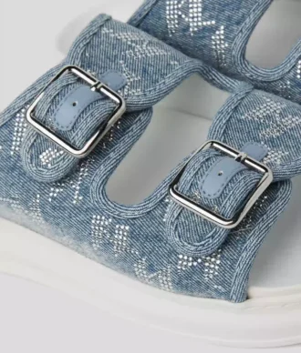 ΣΑΝΔΑΛΙΑ KAPRI DENIM RHINESTONE