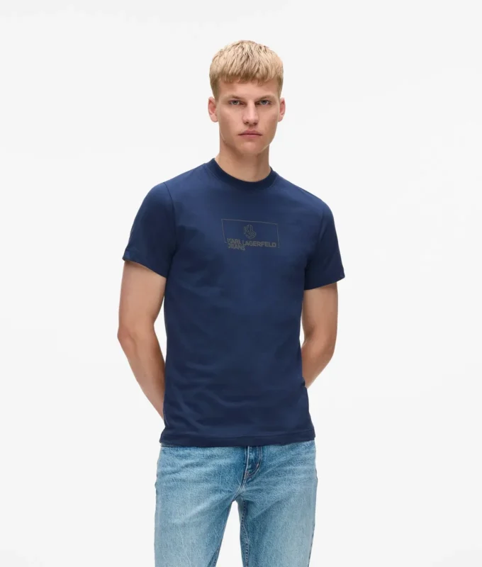 Στενό T-shirt με λογότυπο
