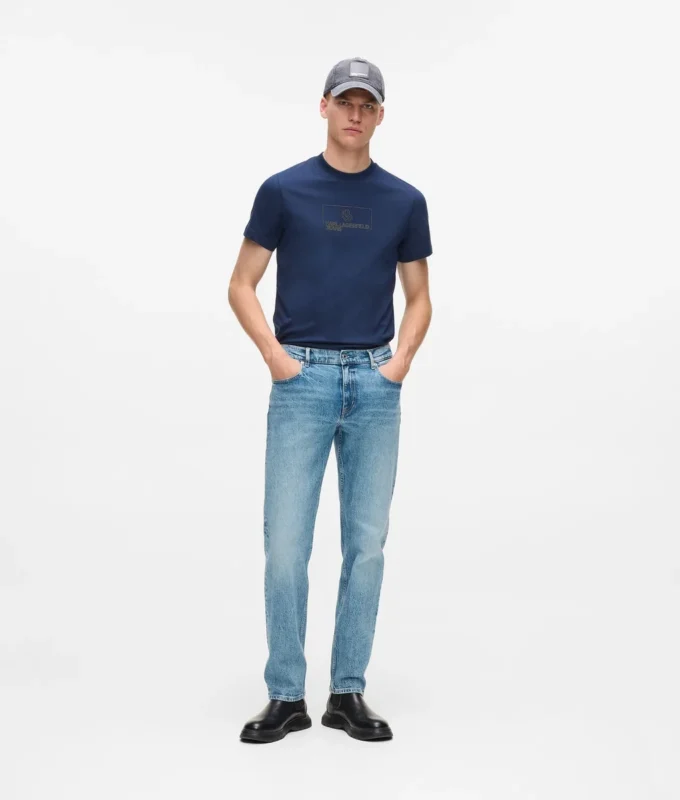 Στενό T-shirt με λογότυπο