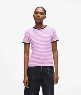 Τ-shirt Ikon με ρίγες