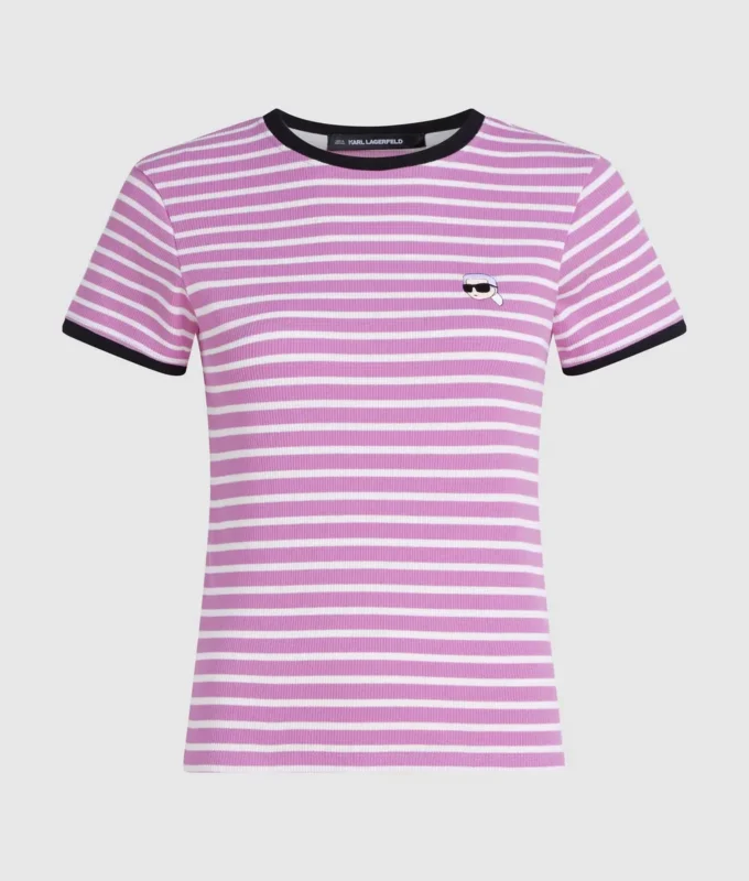 Τ-shirt Ikon με ρίγες Τ-shirt Ikon με ρίγες