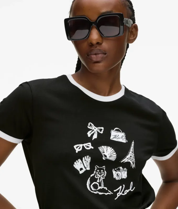 T-shirt Karl charms T-shirt Karl charms
