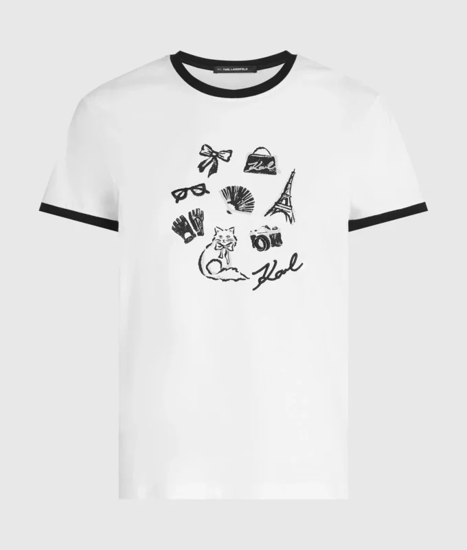 T-shirt Karl charms T-shirt Karl charms