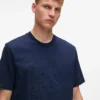T-shirt με ανάγλυφο μονόγραμμα T-shirt με ανάγλυφο μονόγραμμα