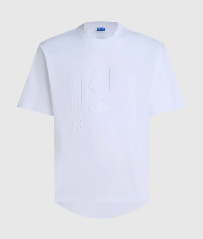 T-shirt με ανάγλυφο μονόγραμμα T-shirt με ανάγλυφο μονόγραμμα