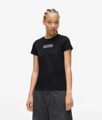 T-shirt με ανακλαστικό λογότυπο