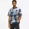 T-shirt με εφέ βαφής σε όλο το μήκος T-shirt με εφέ βαφής σε όλο το μήκος