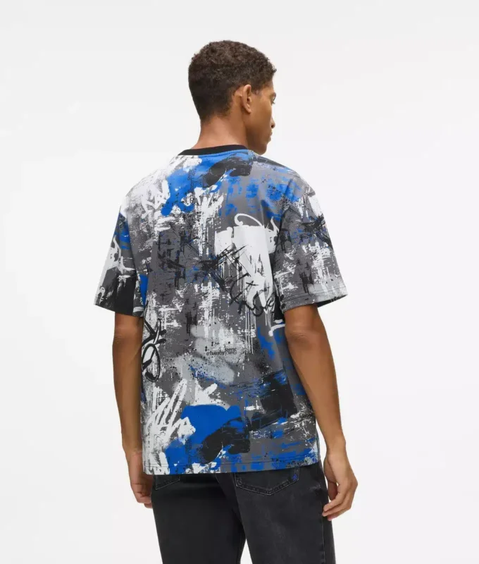 T-shirt με εφέ βαφής σε όλο το μήκος T-shirt με εφέ βαφής σε όλο το μήκος