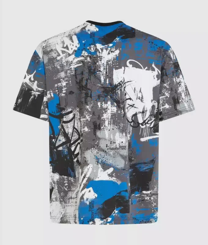 T-shirt με εφέ βαφής σε όλο το μήκος T-shirt με εφέ βαφής σε όλο το μήκος
