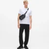 T-shirt με φράση του Karl