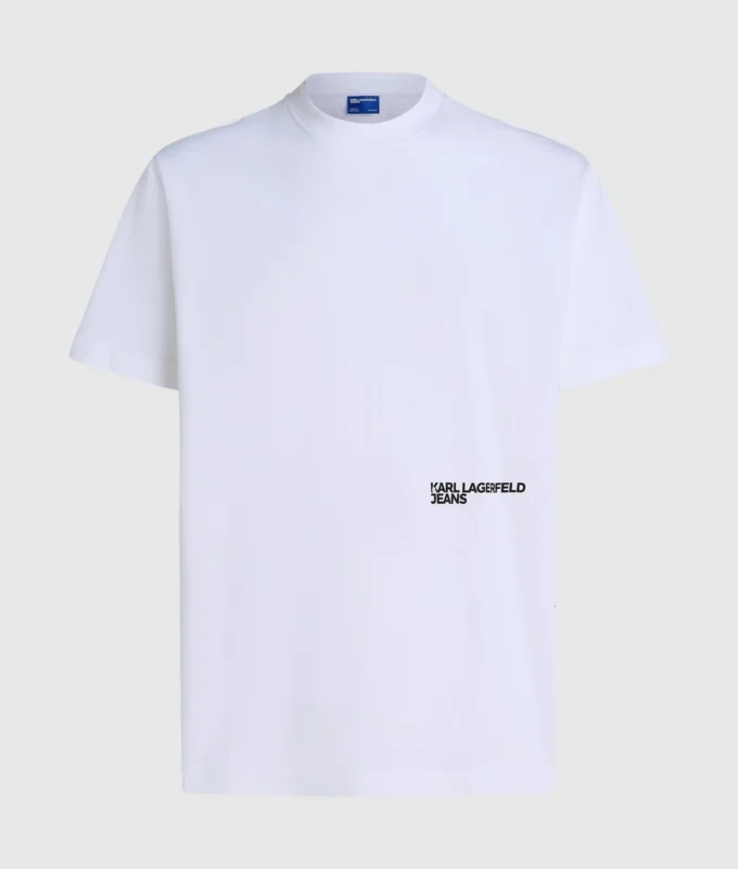 T-shirt με φράση του Karl