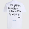 T-shirt με φράση του Karl