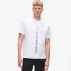 T-shirt με κάθετο λογότυπο