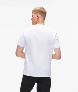 T-shirt με κάθετο λογότυπο T-shirt με κάθετο λογότυπο