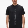 T-shirt με κάθετο λογότυπο T-shirt με κάθετο λογότυπο