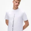 T-shirt με κάθετο λογότυπο