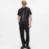 T-shirt με κάθετο λογότυπο T-shirt με κάθετο λογότυπο