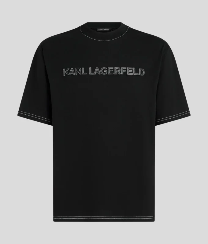 T-SHIRT ΜΕ ΚΟΝΤΡΑΣΤ ΡΑΦΕΣ T-SHIRT ΜΕ ΚΟΝΤΡΑΣΤ ΡΑΦΕΣ