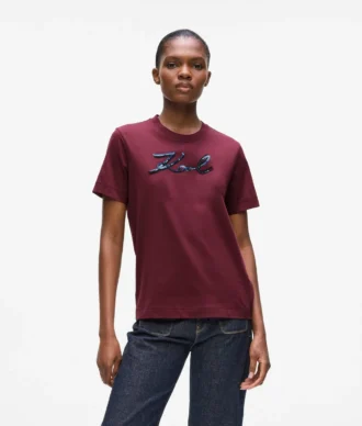 T-shirt με παγιέτες