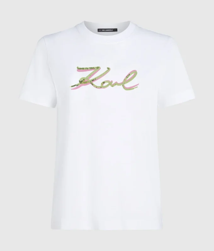 T-shirt με παγιέτες T-shirt με παγιέτες