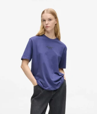 T-shirt με περίγραμμα λογότυπου
