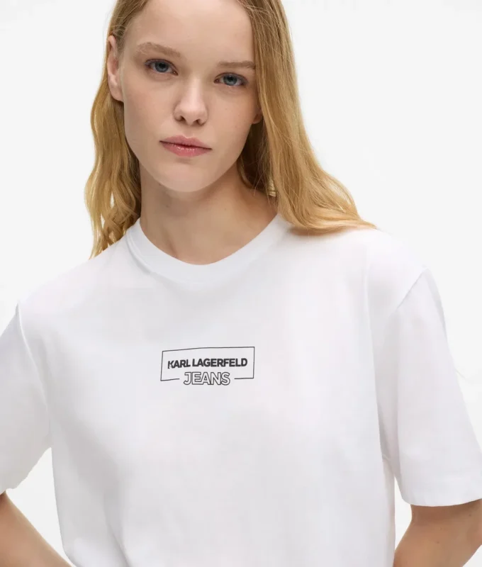 T-shirt με περίγραμμα λογότυπου T-shirt με περίγραμμα λογότυπου