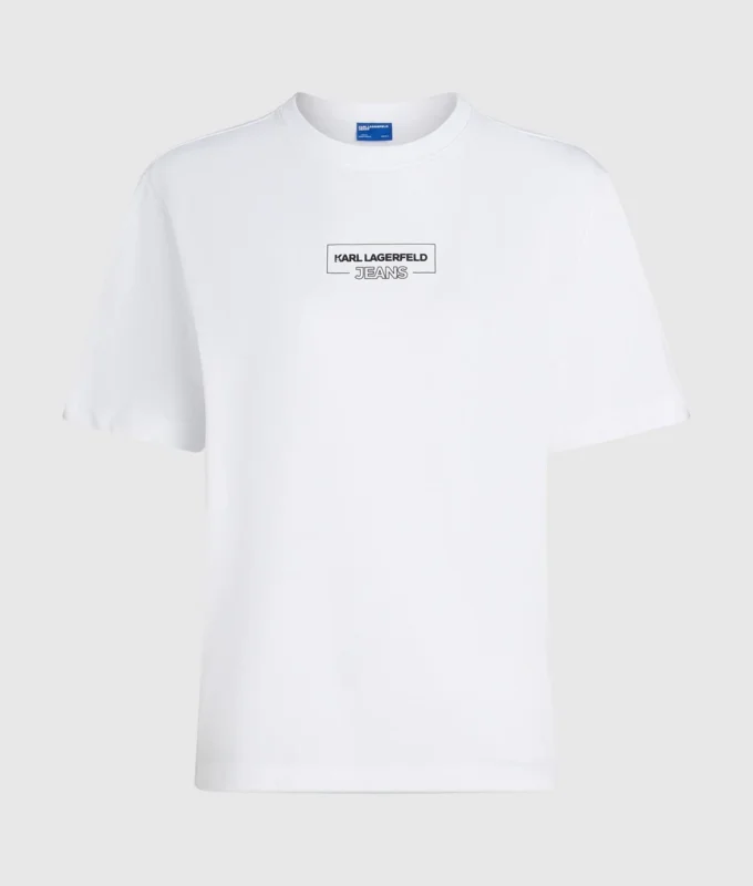 T-shirt με περίγραμμα λογότυπου T-shirt με περίγραμμα λογότυπου