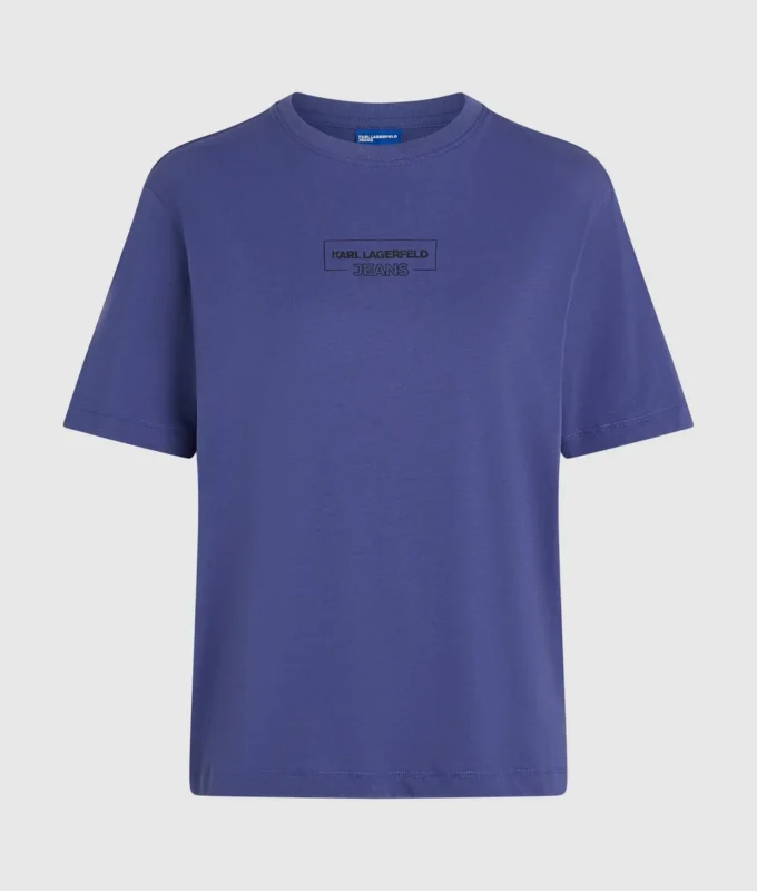 T-shirt με περίγραμμα λογότυπου T-shirt με περίγραμμα λογότυπου