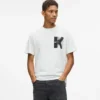 T-shirt με σχέδιο K T-shirt με σχέδιο K
