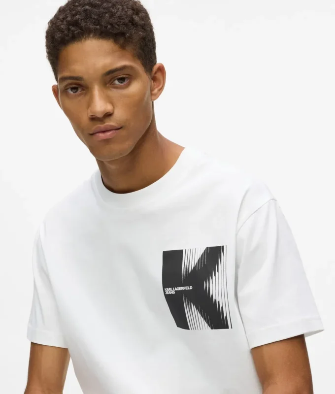 T-shirt με σχέδιο K T-shirt με σχέδιο K