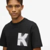 T-shirt με σχέδιο K T-shirt με σχέδιο K