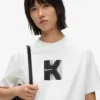 T-shirt με σχέδιο K T-shirt με σχέδιο K