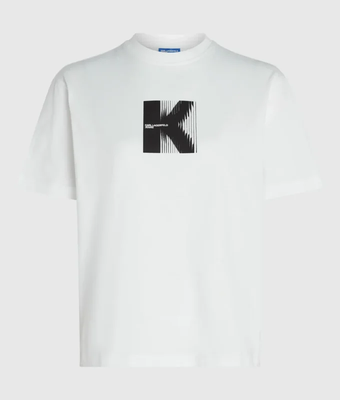 T-shirt με σχέδιο K T-shirt με σχέδιο K