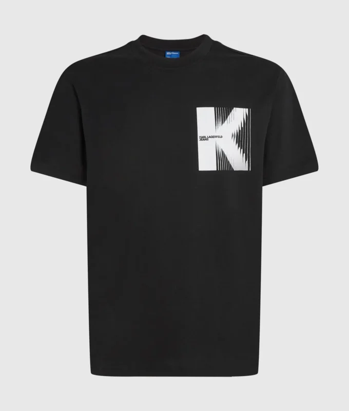 T-shirt με σχέδιο K T-shirt με σχέδιο K