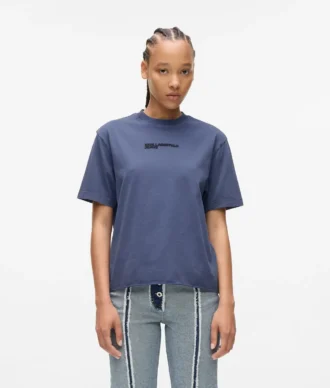 Τ-shirt με ξεθωριασμένο λογότυπο