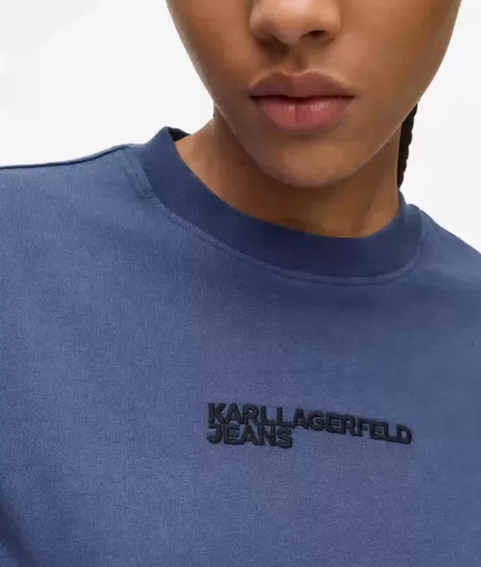 Τ-shirt με ξεθωριασμένο λογότυπο Τ-shirt με ξεθωριασμένο λογότυπο