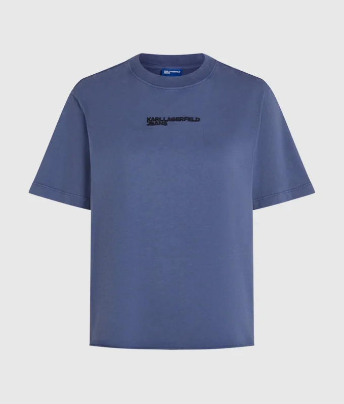 Τ-shirt με ξεθωριασμένο λογότυπο Τ-shirt με ξεθωριασμένο λογότυπο