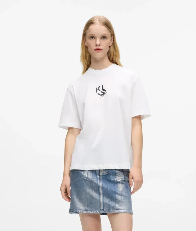 T-shirt Monogram με κανονική εφαρμογή T-shirt Monogram με κανονική εφαρμογή