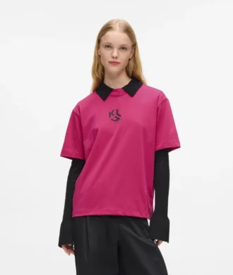 T-shirt Monogram με κανονική εφαρμογή