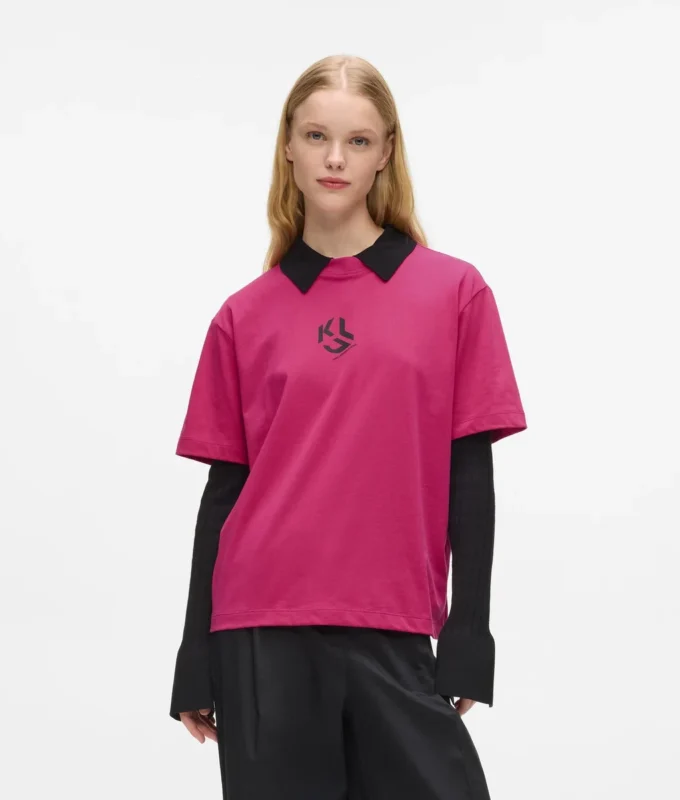 T-shirt Monogram με κανονική εφαρμογή T-shirt Monogram με κανονική εφαρμογή