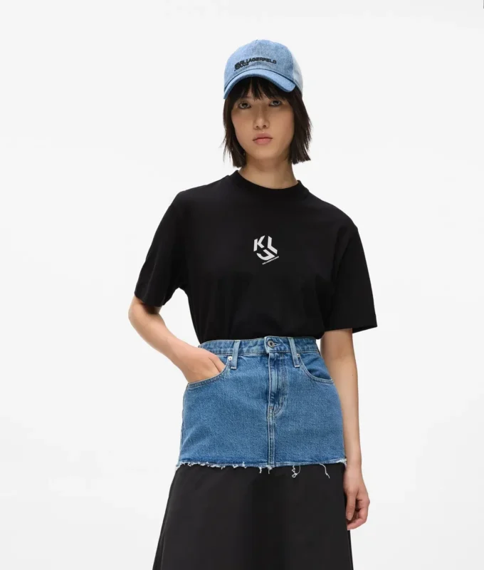 T-shirt Monogram με κανονική εφαρμογή T-shirt Monogram με κανονική εφαρμογή