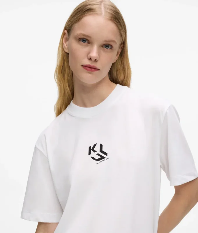 T-shirt Monogram με κανονική εφαρμογή T-shirt Monogram με κανονική εφαρμογή